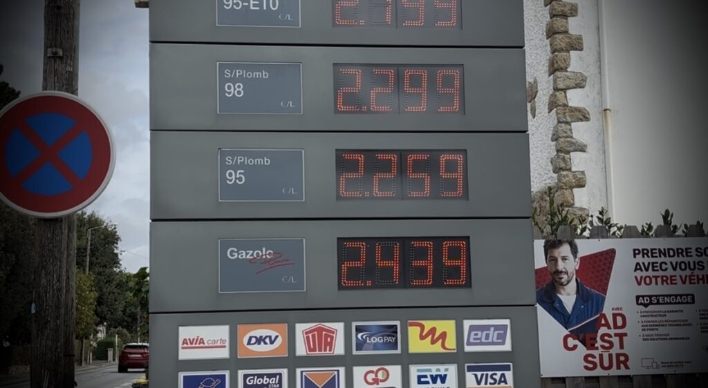 le carburant à La Baule à plus de 2,50 € le gazole